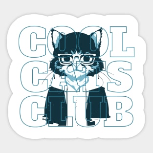 Cool Cats Club Sticker